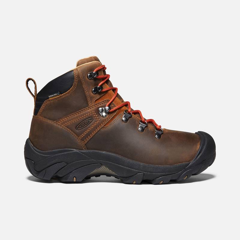 Keen Pyrenees Wanderstiefel Herren DE-82015 Syrup - Keen Herrenschuhe Braun